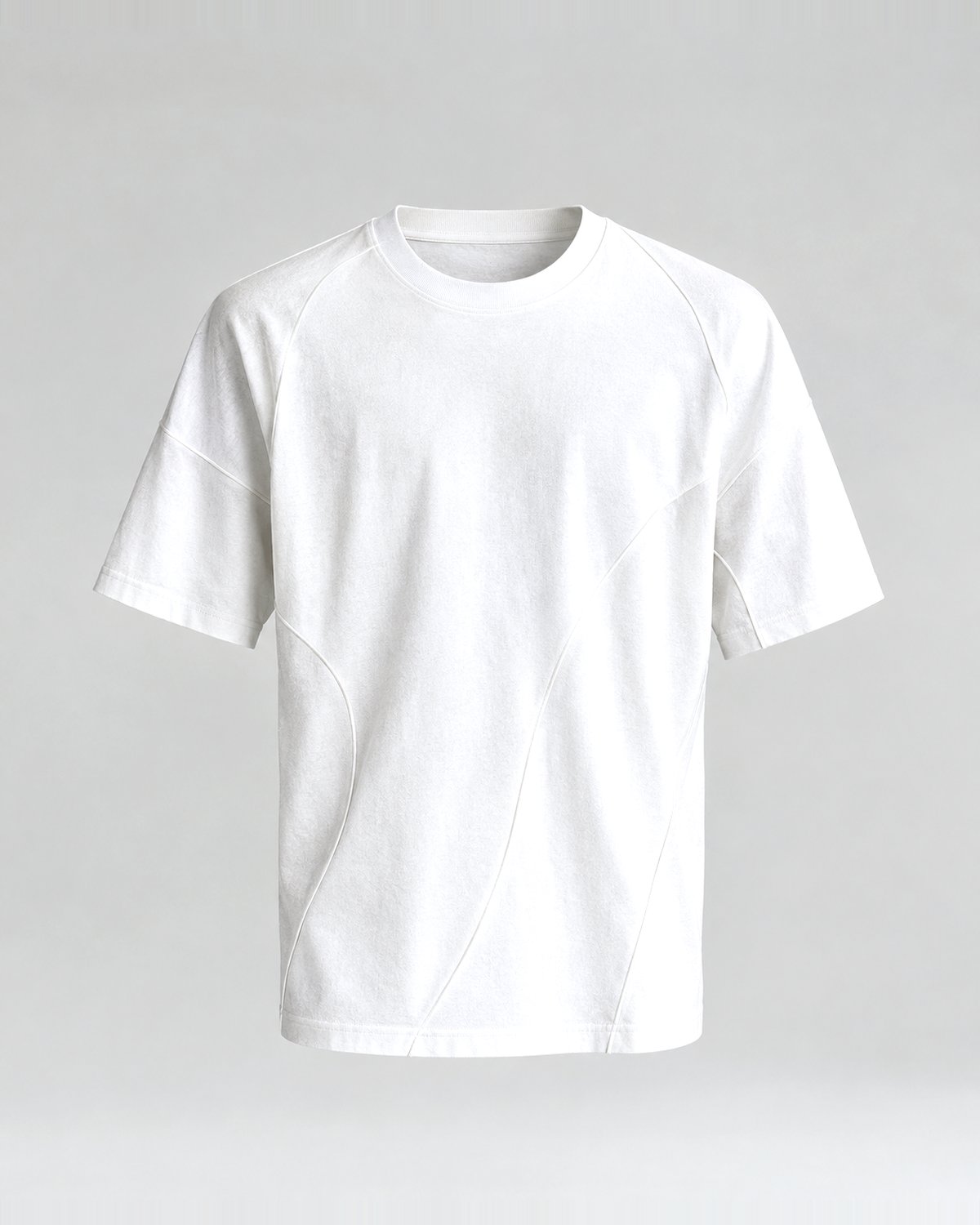 White Sea Island cotton crew-neck tee